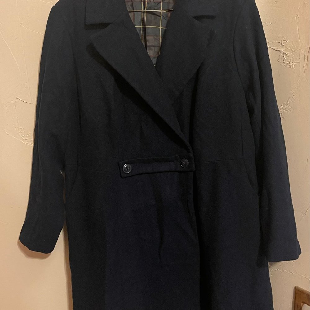 Torrid Outlander Navy Blue Claire Swing Coat Women's Size 3 (24W)